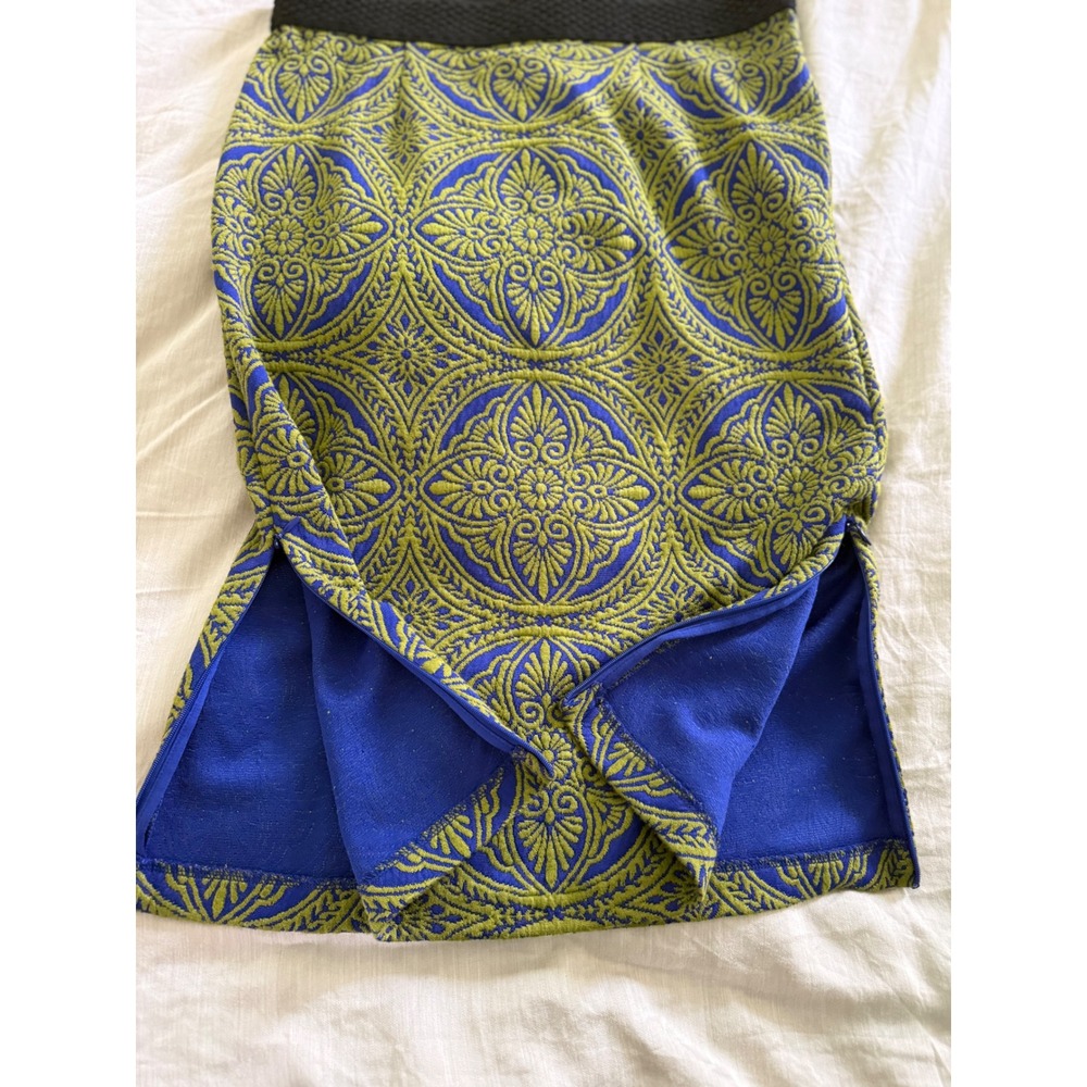 Anthropologie Maeve Tapestry Medallion Pencil Skirt Medium Boho - Picture 3 of 6